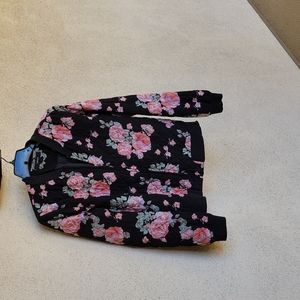 Forever 21 FlorL Zip Jacket